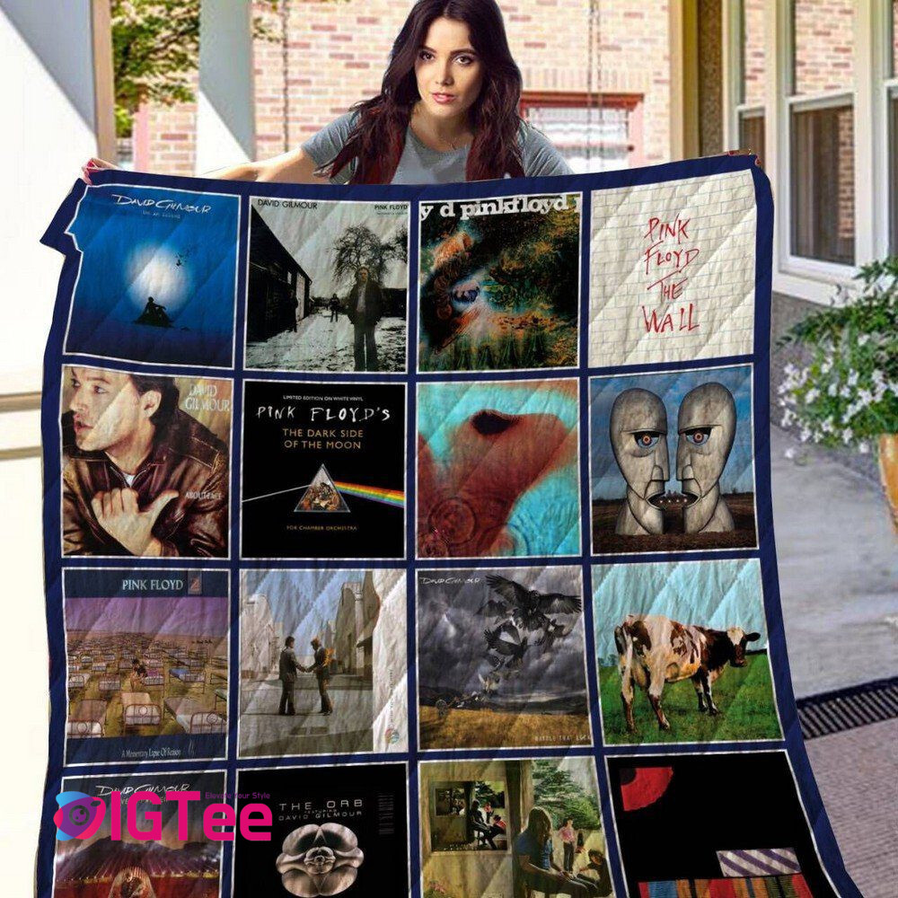 David Gilmour 3D Fleece Quilt Blanket