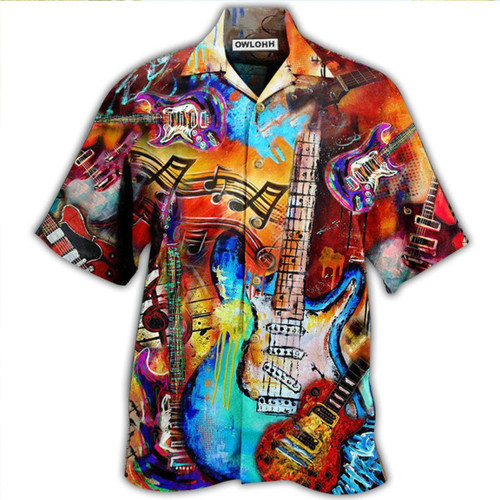 Guitar Music Guitar Go Where - Hawaiian Shirt