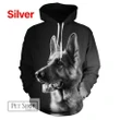 3D Printed Hoodie German Shepherd Sweatshirt Long Sleeve Tops