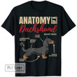 Anatomy of A Dachshund Dog T-Shirt
