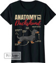Anatomy of A Dachshund Dog T-Shirt