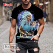 Retro Indian Chief 3d Graphic Men's T Shirt