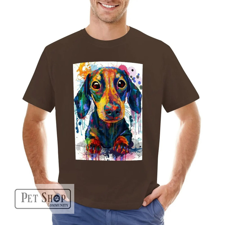 Dachshund Dog Art T-Shirt