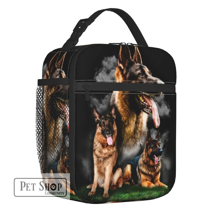 German Shepherd Dog Insulated Lunch Bag