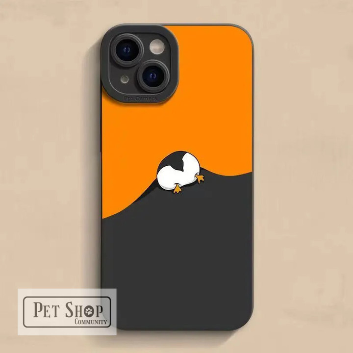 For iPhone Cute Cartoon Corgi Phone Case Soft Silicone Cover