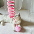 Hanging Spring Plush Cat Ball