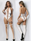 lingerie sexy hot Tights Babydoll dress Underwear Products Costumes notte Intimo Teddies Bodysuits bikini+stocking Q517