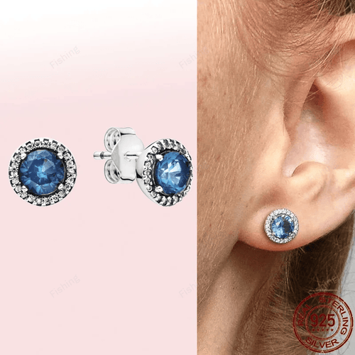 Hot selling original 925 sterling silver multi style earrings, women's fashion gifts, silver jewelry