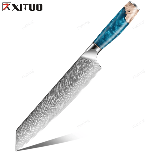XITUO Flash Sale Damascus Steel Kitchen Knives Set 1-5pcs Stainless Steel Chef's Chinese Style Vegetable Filleting Fruit Cleaver