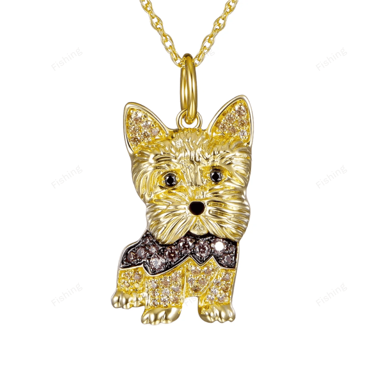 Exquisite Schnauzer Dog Pendant Necklace 16086584