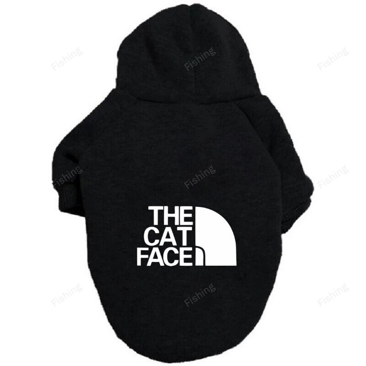 fashion cat cool clothes autumn winter puppy kitty letter printed hoodies accesorios kitten clothes jumper designer