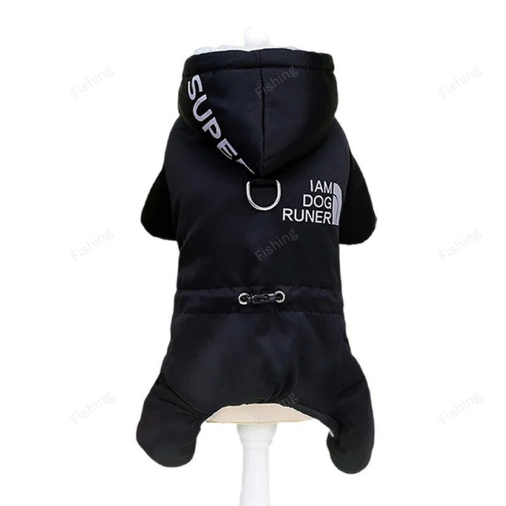 Thicken Warm Dog Jumpsuit Winter Pet Dogs Clothes for Chihuahua Coat Waterproof Hoodie Puppy Overalls Poodle Jacket Pet Apparel