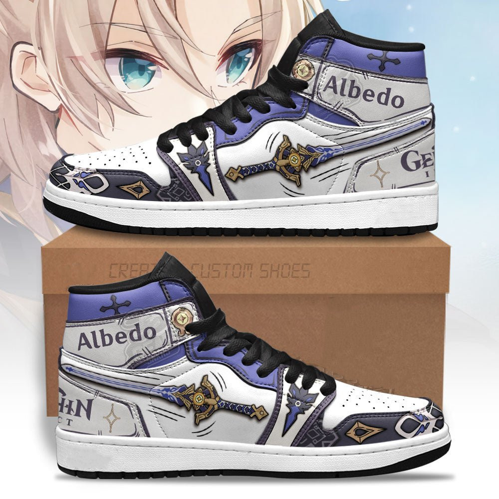 Chaussures - Genshin Impact Albedo Cinnabar J1 - Astylestore