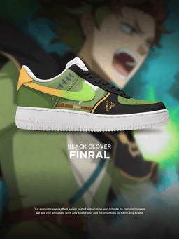 Black Clover Finral Roulacase custom shoe design