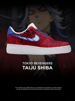 Tokyo Revengers Taiju Shiba shoe design