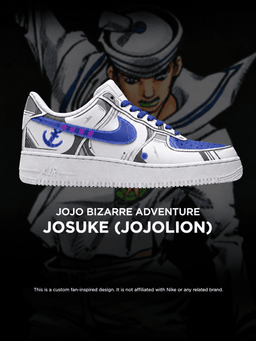 JoJo's Bizarre Adventure Josuke (JoJolion) Striped Edition shoe design