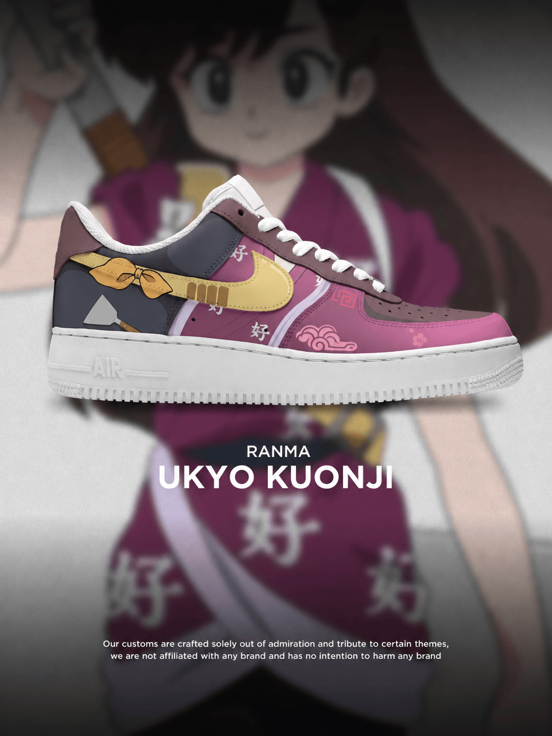 Ranma ½ Ukyo Kuonji shoe design