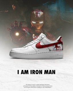 I Am Iron Man shoe design