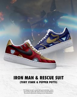Iron Man MK 85 shoe design