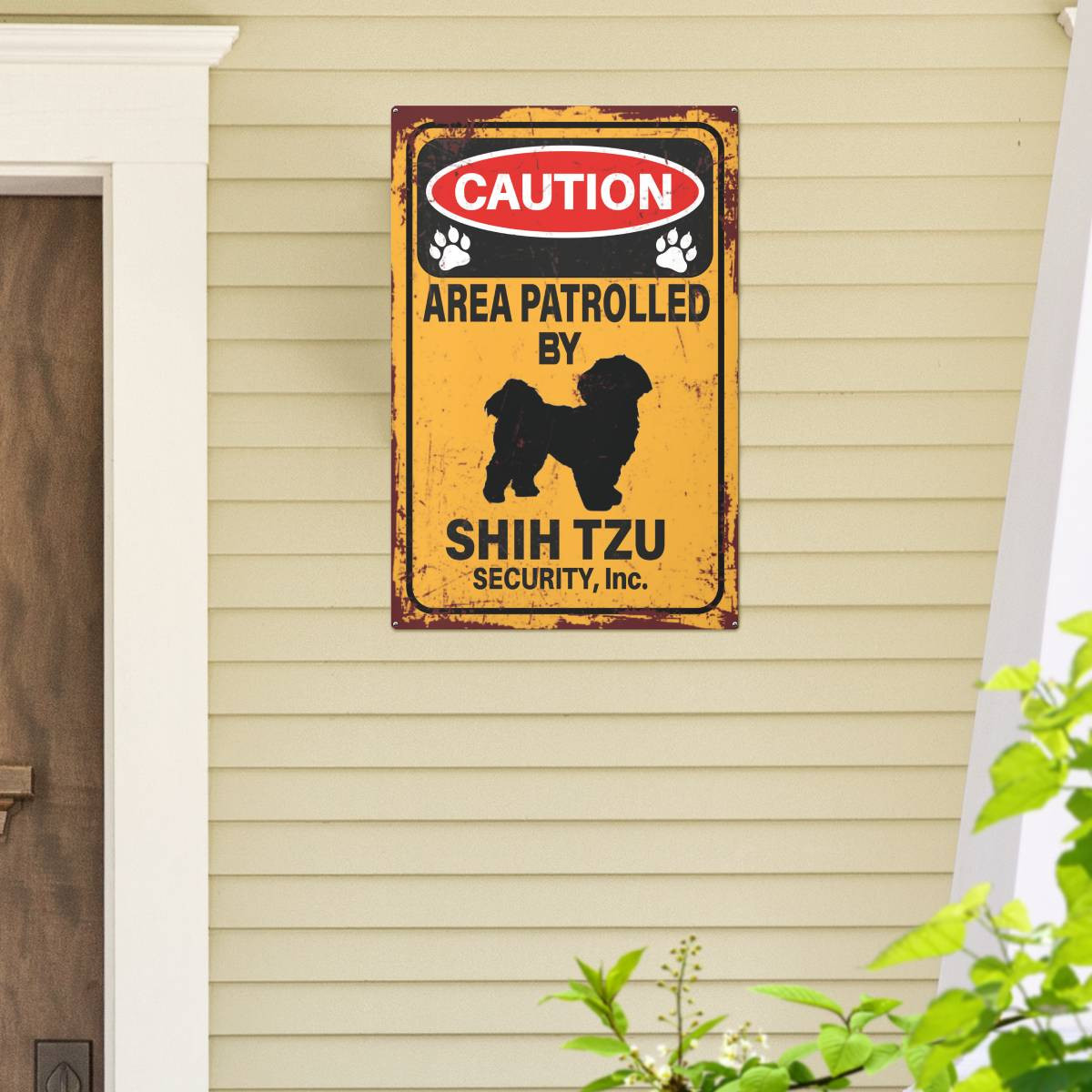 Shih Tzu Metal Tin Sign h - golden tshop