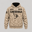 Arizona Cardinals | Personalized Desert Camo Military Hoodie