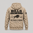 Buffalo Bills | Personalized Desert Camo Military Hoodie