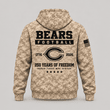 Chicago Bears | Personalized Desert Camo Military Hoodie