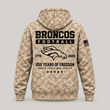 Denver Broncos | Personalized Desert Camo Military Hoodie
