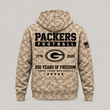 Green Bay Packers | Personalized Desert Camo Military Hoodie