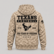 Houston Texans | Personalized Desert Camo Military Hoodie