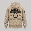 Indianapolis Colts | Personalized Desert Camo Military Hoodie