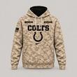 Indianapolis Colts | Personalized Desert Camo Military Hoodie