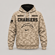 Los Angeles Chargers | Personalized Desert Camo Military Hoodie