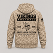 Minnesota Vikings | Personalized Desert Camo Military Hoodie