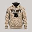 New York Giants | Personalized Desert Camo Military Hoodie
