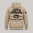 New York Jets | Personalized Desert Camo Military Hoodie