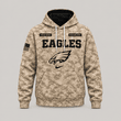Philadelphia Eagles | Personalized Desert Camo Military Hoodie