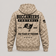 Tampa Bay Buccaneers | Personalized Desert Camo Military Hoodie