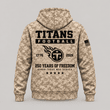 Tennessee Titans | Personalized Desert Camo Military Hoodie