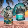 American Eskimo AI - 3D Tropical Hawaiian Shirt