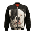 American bulldog - Unisex 3D Graphic Bomber Jacket