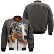 Australian Shepherd - Unisex 3D Graphic Bomber Jacket