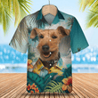 Airedale Terrier - 3D Tropical Hawaiian Shirt