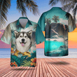 Alaskan Malamute - 3D Tropical Hawaiian Shirt