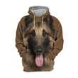 Belgian Shepherd Tervuren - Unisex 3D Graphic Hoodie