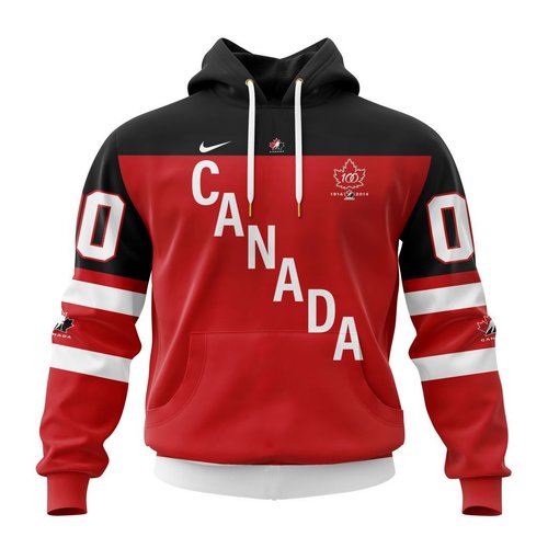 Hockey Canada Personalized Red 100th Anniversary Design