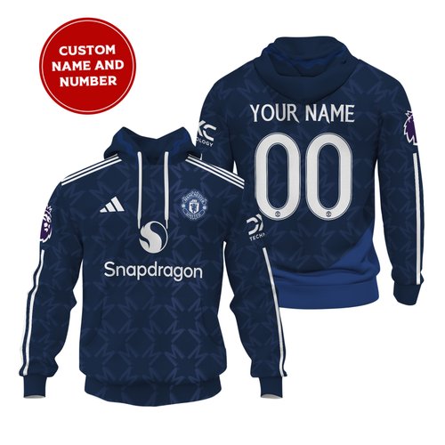 Manchester United | Personalized Hoodie Third Jersey