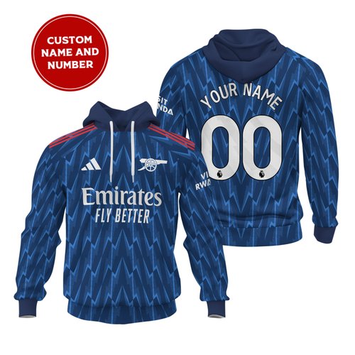 Arsenal | Personalized Hoodie Away- Jersey