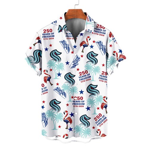 Seattle Kraken | Moisture Wicking American Fireworks 250th Hawaiian
