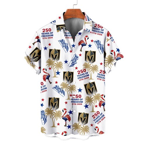 Vegas Golden Knights | Moisture Wicking American Fireworks 250th Hawaiian